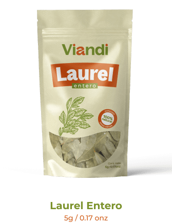 Producto de viandi entero de laurel